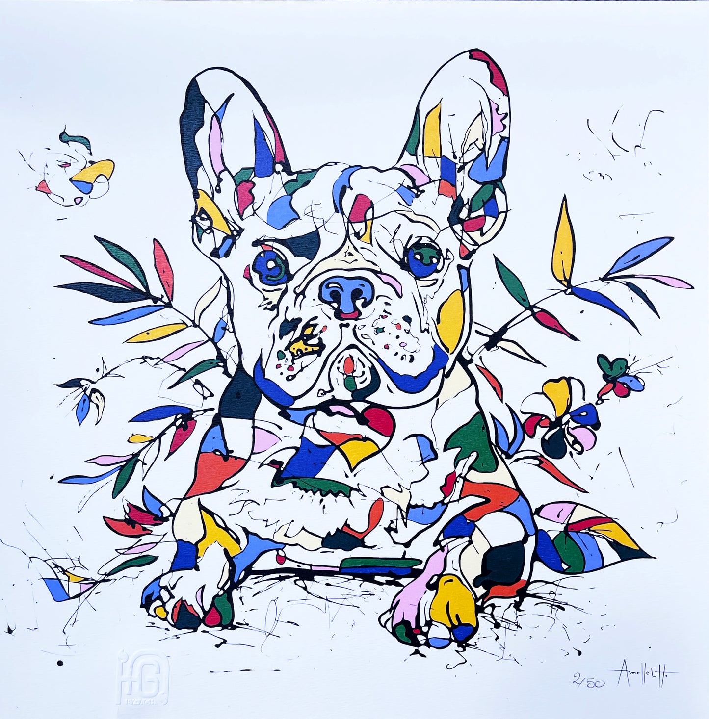 Tirage | Paprika - Bouledogue français | ©AGH