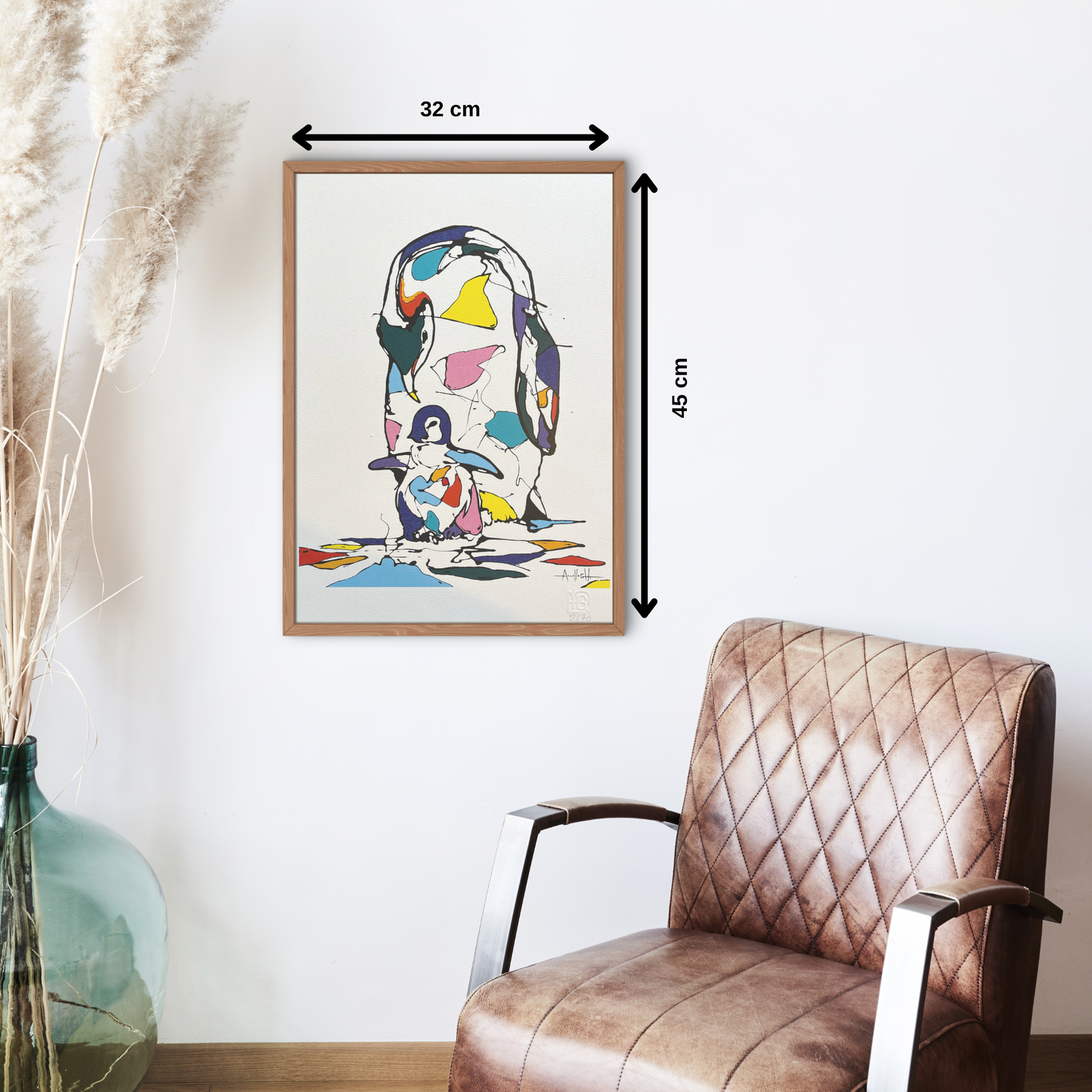 Tirage Manchot | Pour toi mon enfant | ©AGH