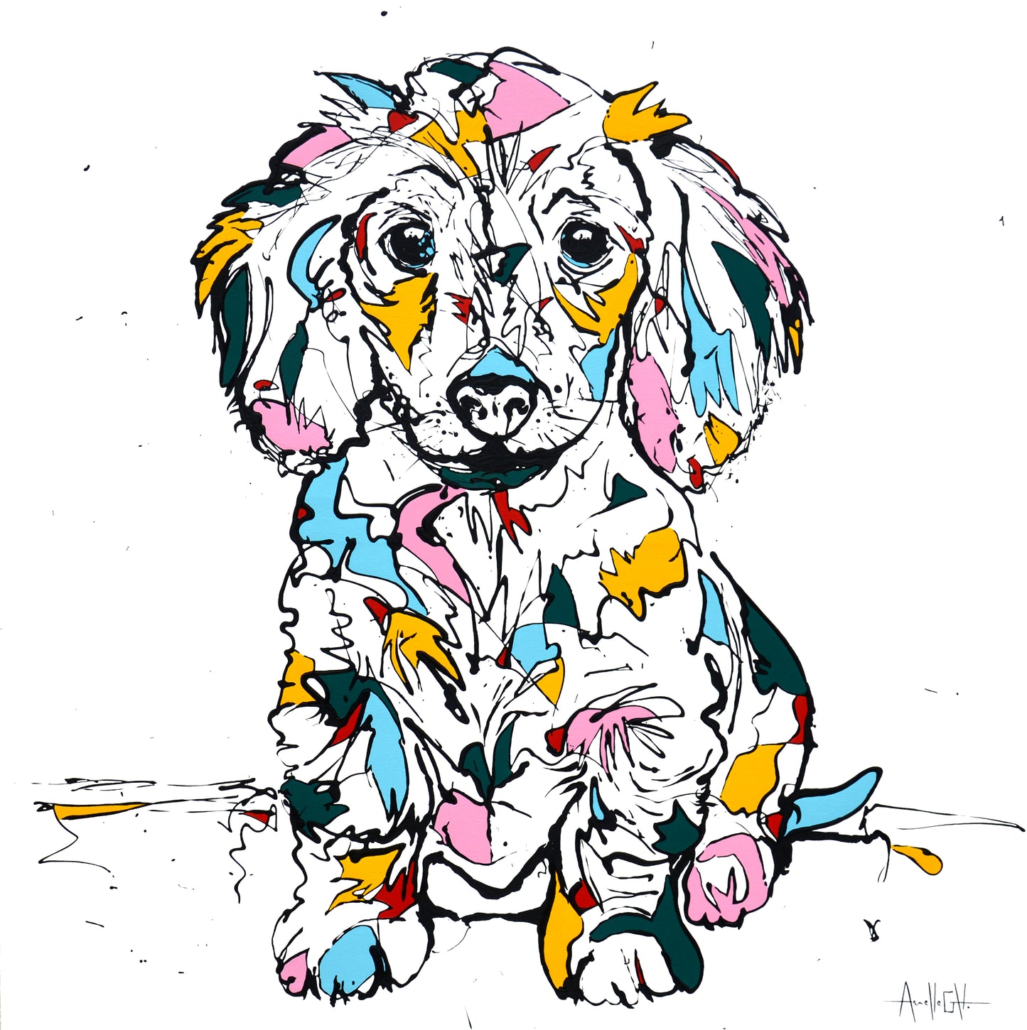 Tirage | Teckel Titi baby | ©AGH