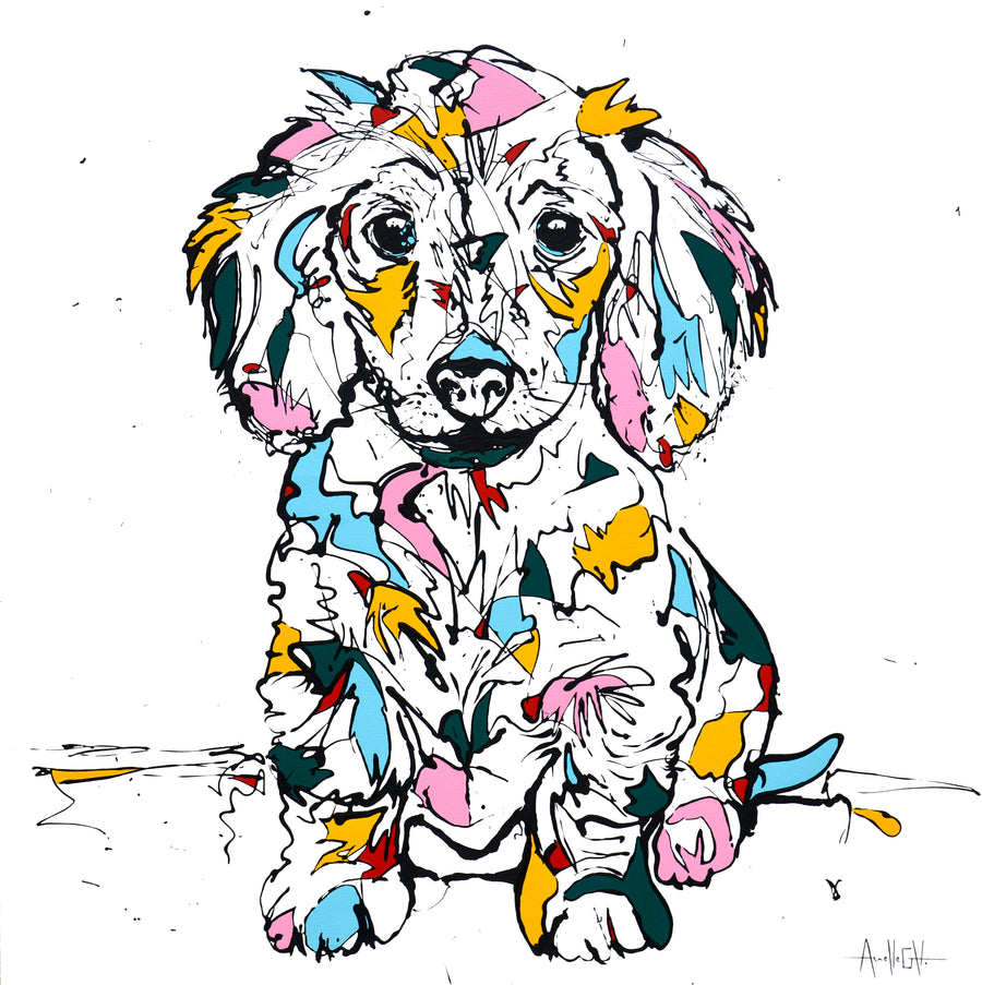 Toile | Teckel Titi Baby | ©AGH