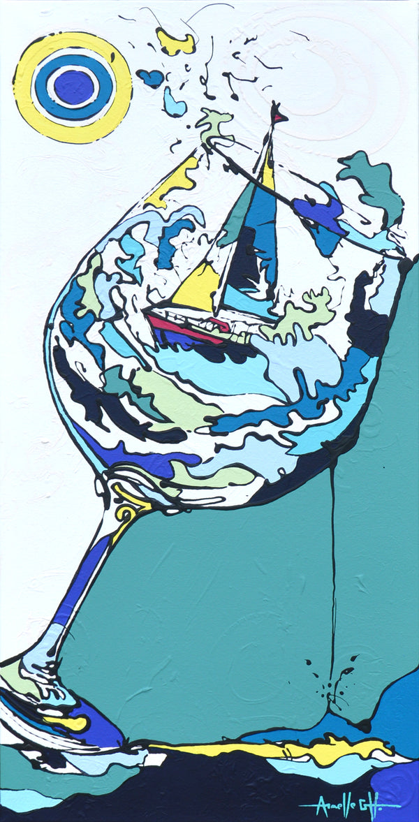 Toile | Tempête dans un verre d'eau