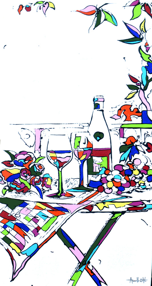 Tirage | Sous la tonnelle-Vin-dégustation-Vigne | ©AGH