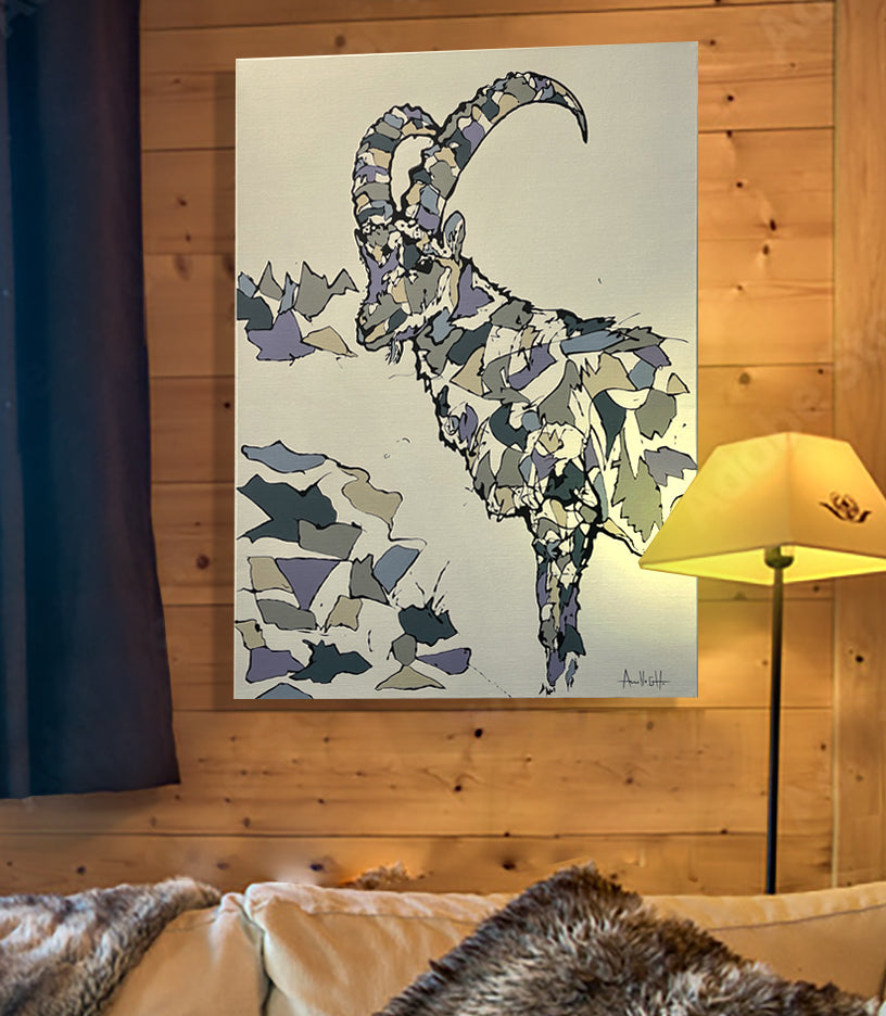 Toile | Bouquetin | ©AGH